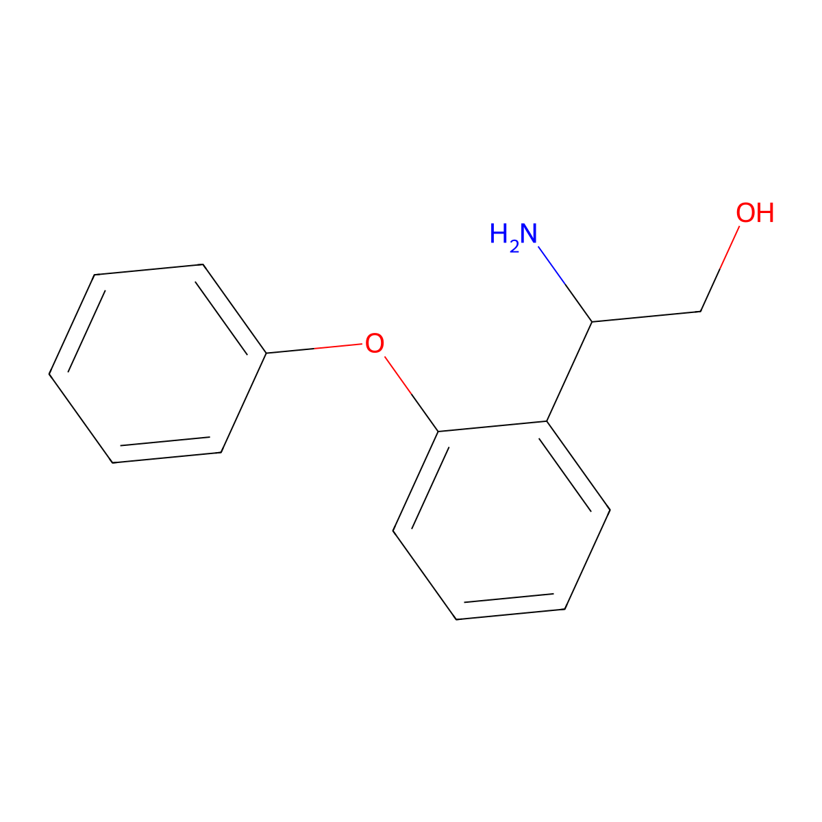 (s)-2-Amino-2-(2-phenoxyphenyl)ethan-1-ol molecular structure, CAS 1213046-89-9