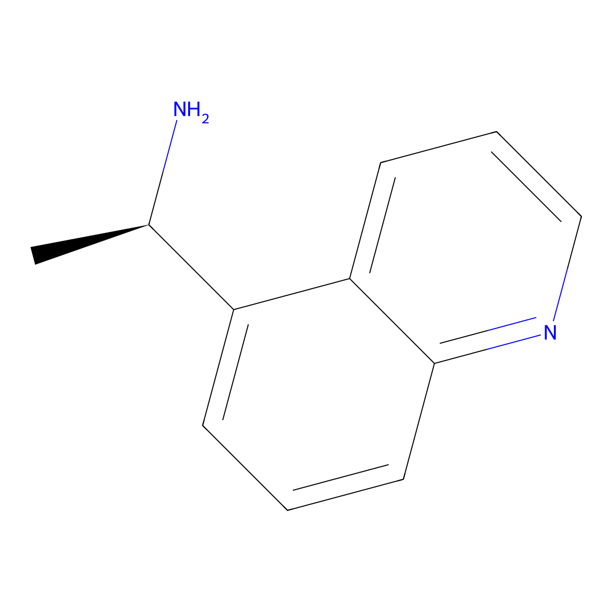 (1R)-1-(5-Quinolyl)Ethylamine molecular structure, CAS 1213060-85-5