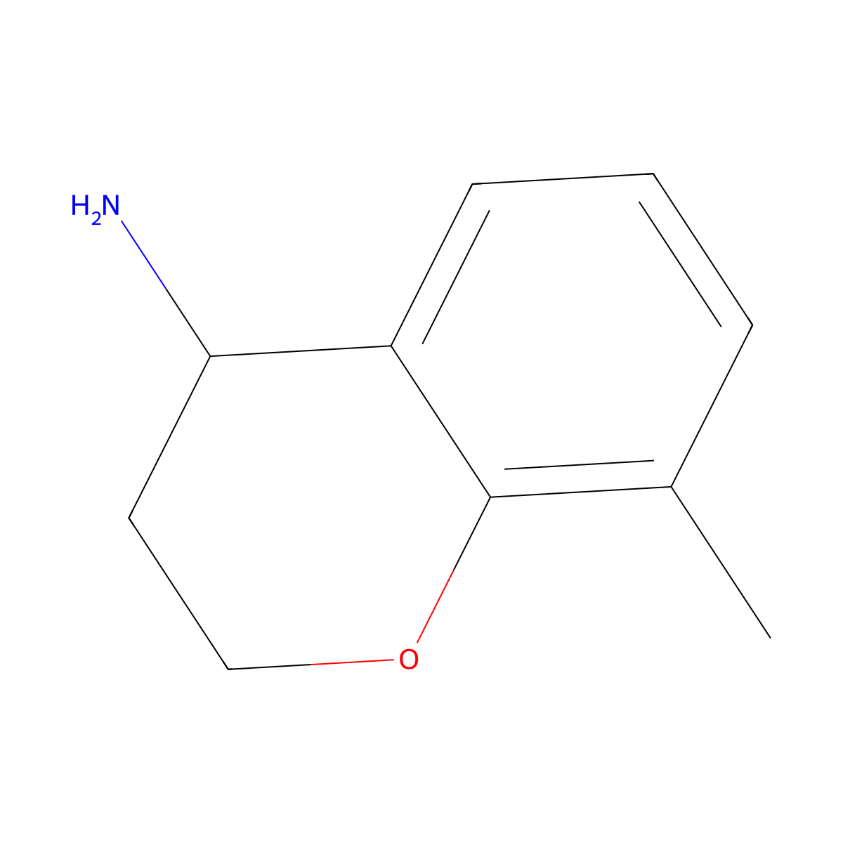 (R)-8-Methylchroman-4-amine molecular structure, CAS 1213065-29-2