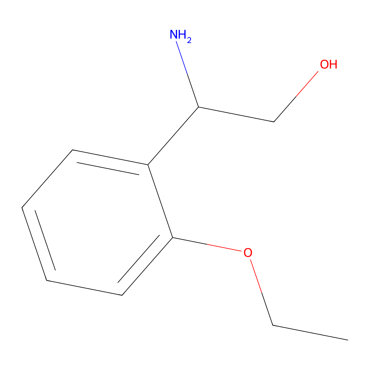 (2R)-2-Amino-2-(2-ethoxyphenyl)ethan-1-OL molecular structure, CAS 1213081-73-2