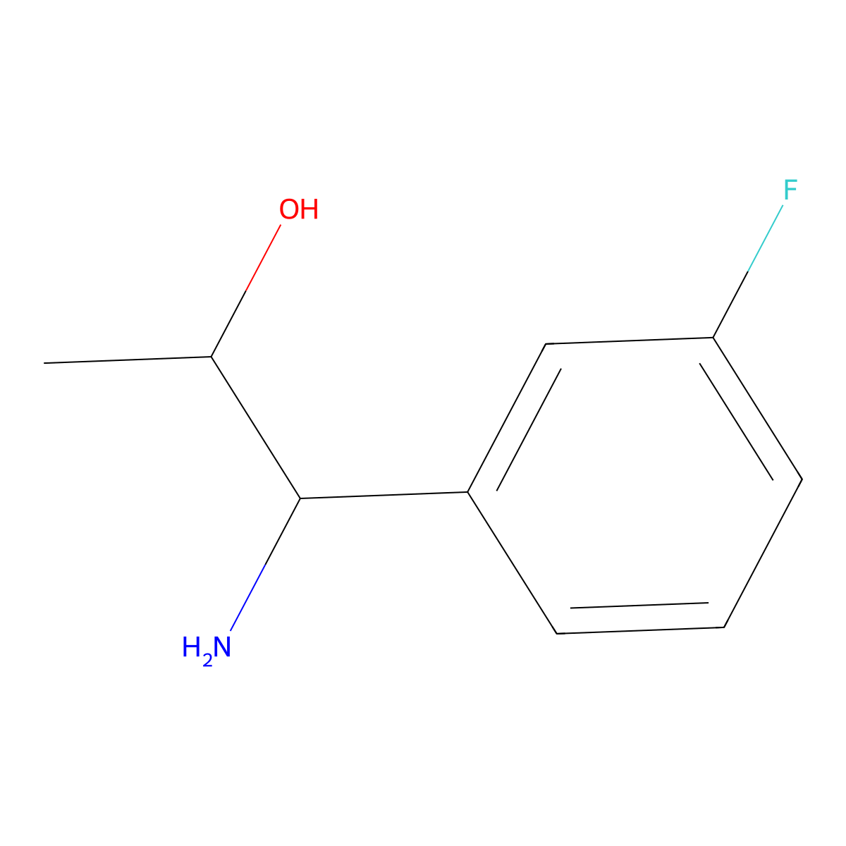 (1S,2R)-1-Amino-1-(3-fluorophenyl)propan-2-OL molecular structure, CAS 1213092-08-0