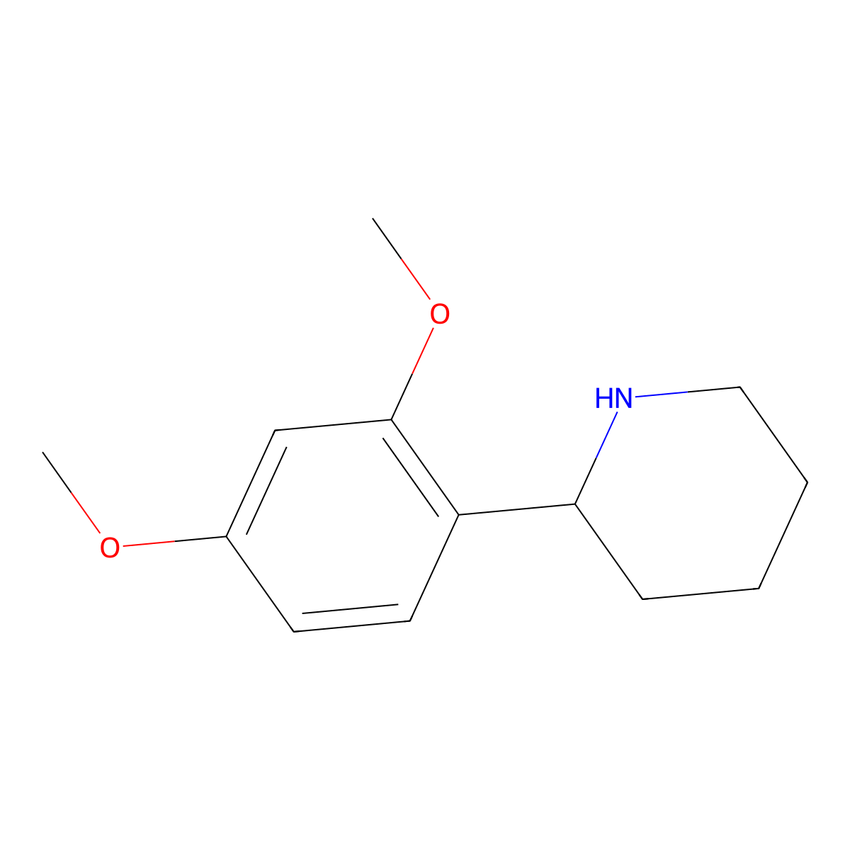 (S)-2-(2,4-Dimethoxyphenyl)piperidine molecular structure, CAS 1213106-46-7