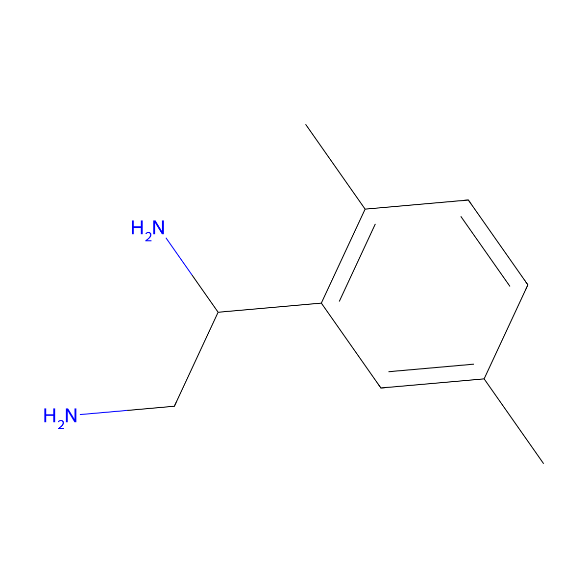 (1S)-1-(2,5-Dimethylphenyl)ethane-1,2-diamine molecular structure, CAS 1213106-50-3