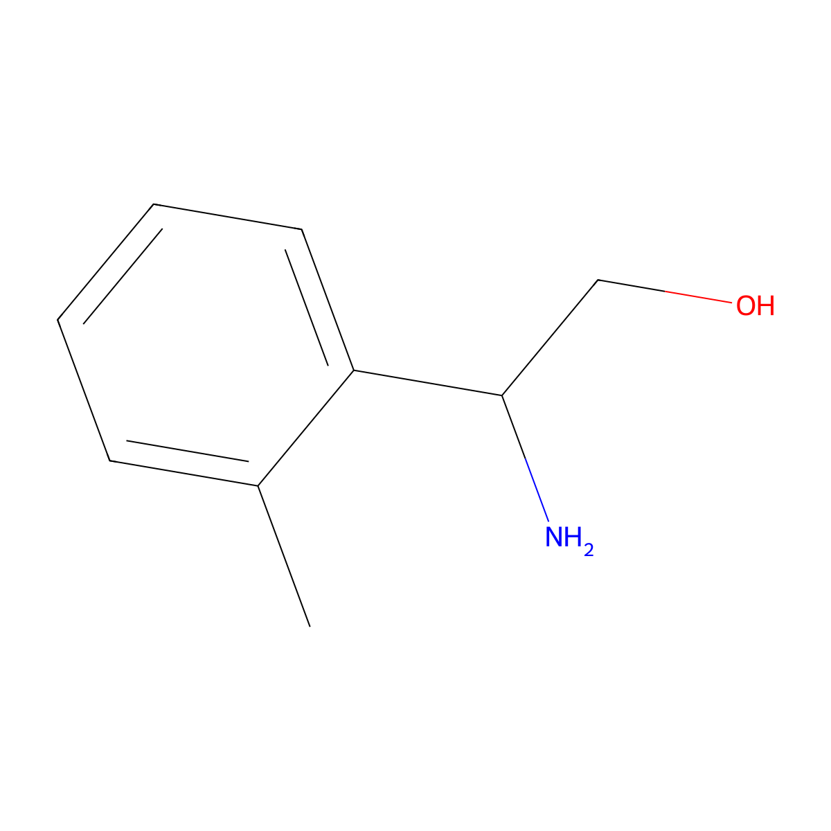 (S)-2-Amino-2-(o-tolyl)ethanol molecular structure, CAS 1213107-41-5