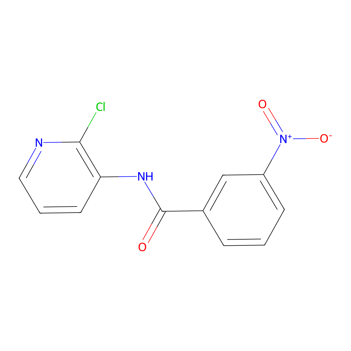 N-(2-chloropyridin-3-yl)-3-nitrobenzamide molecular structure, CAS 121311-54-4