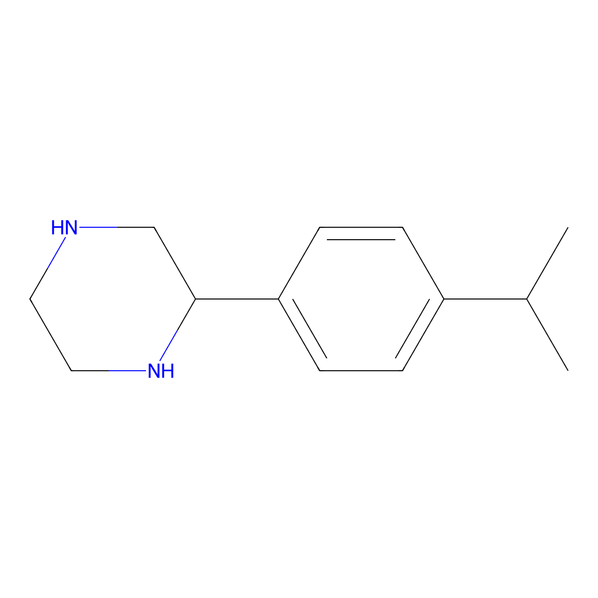 (S)-2-(4-Isopropylphenyl)piperazine molecular structure, CAS 1213118-30-9