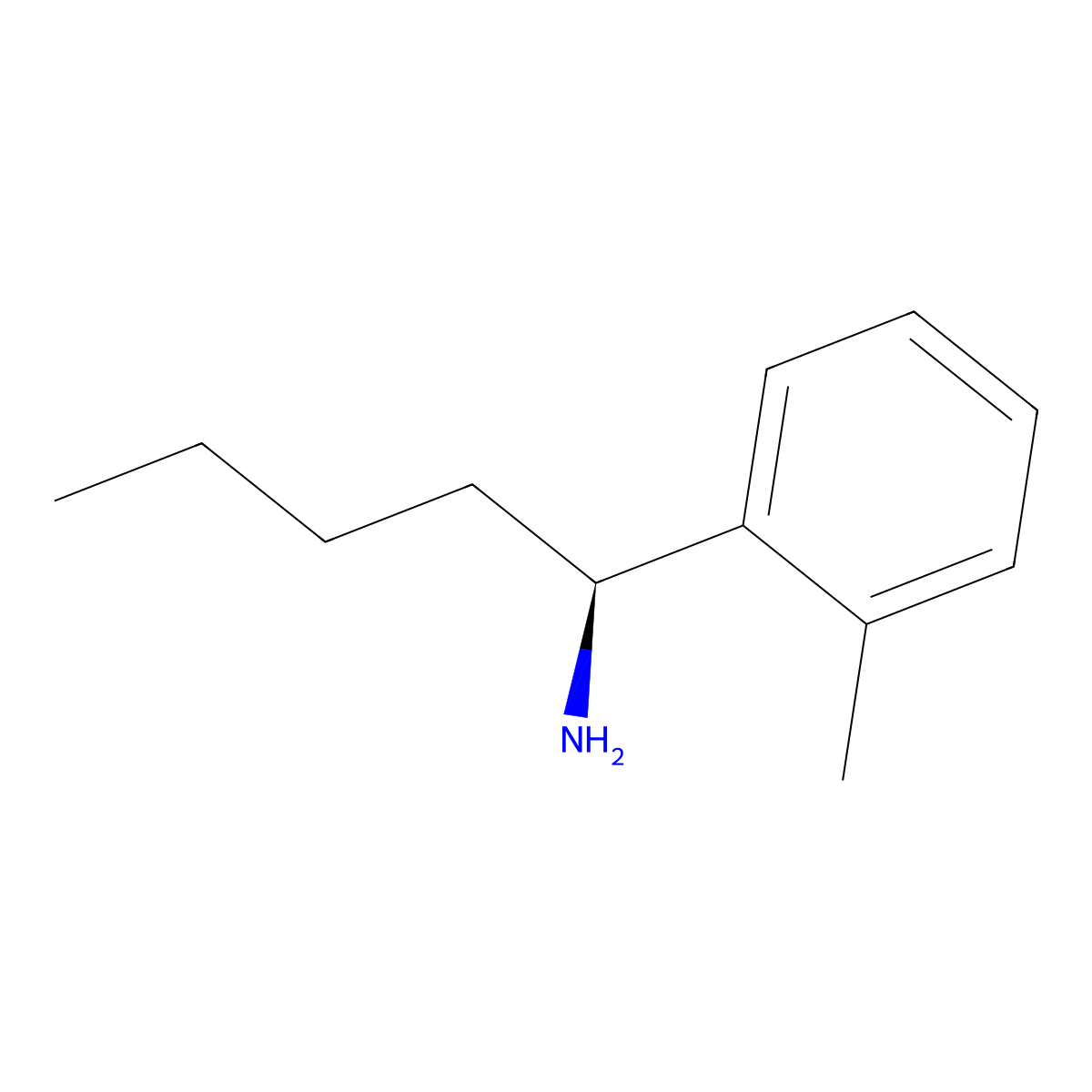(S)-1-(o-Tolyl)pentan-1-amine molecular structure, CAS 1213127-49-1