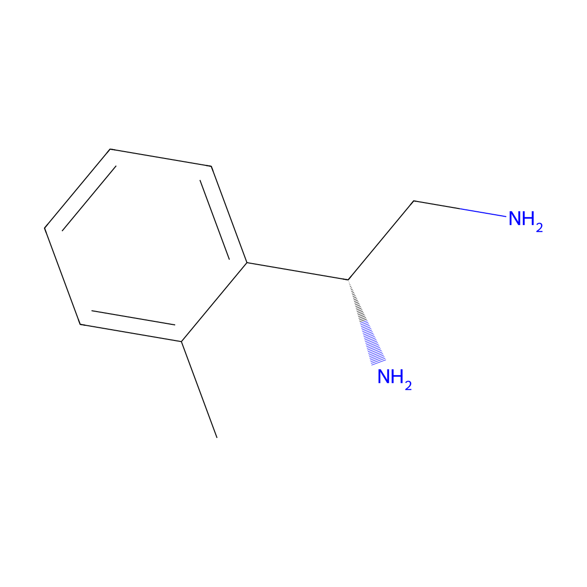 (1R)-1-(2-Methylphenyl)ethane-1,2-diamine molecular structure, CAS 1213133-36-8