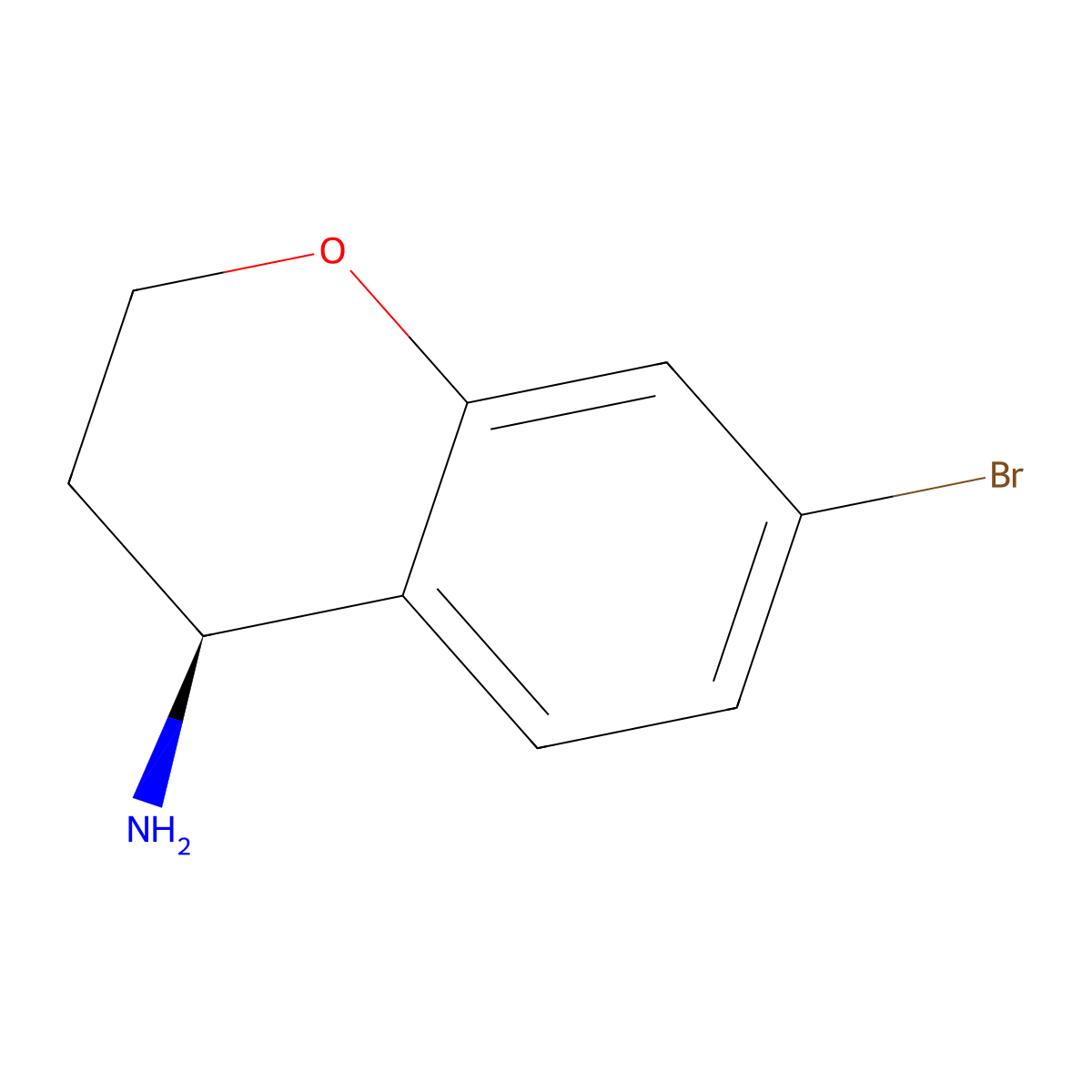 (S)-7-Bromochroman-4-amine molecular structure, CAS 1213134-75-8