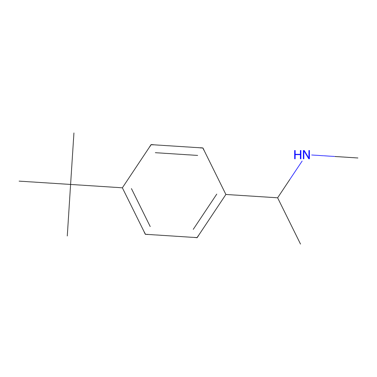 [(1R)-1-(4-tert-butylphenyl)ethyl](methyl)amine molecular structure, CAS 1213140-54-5