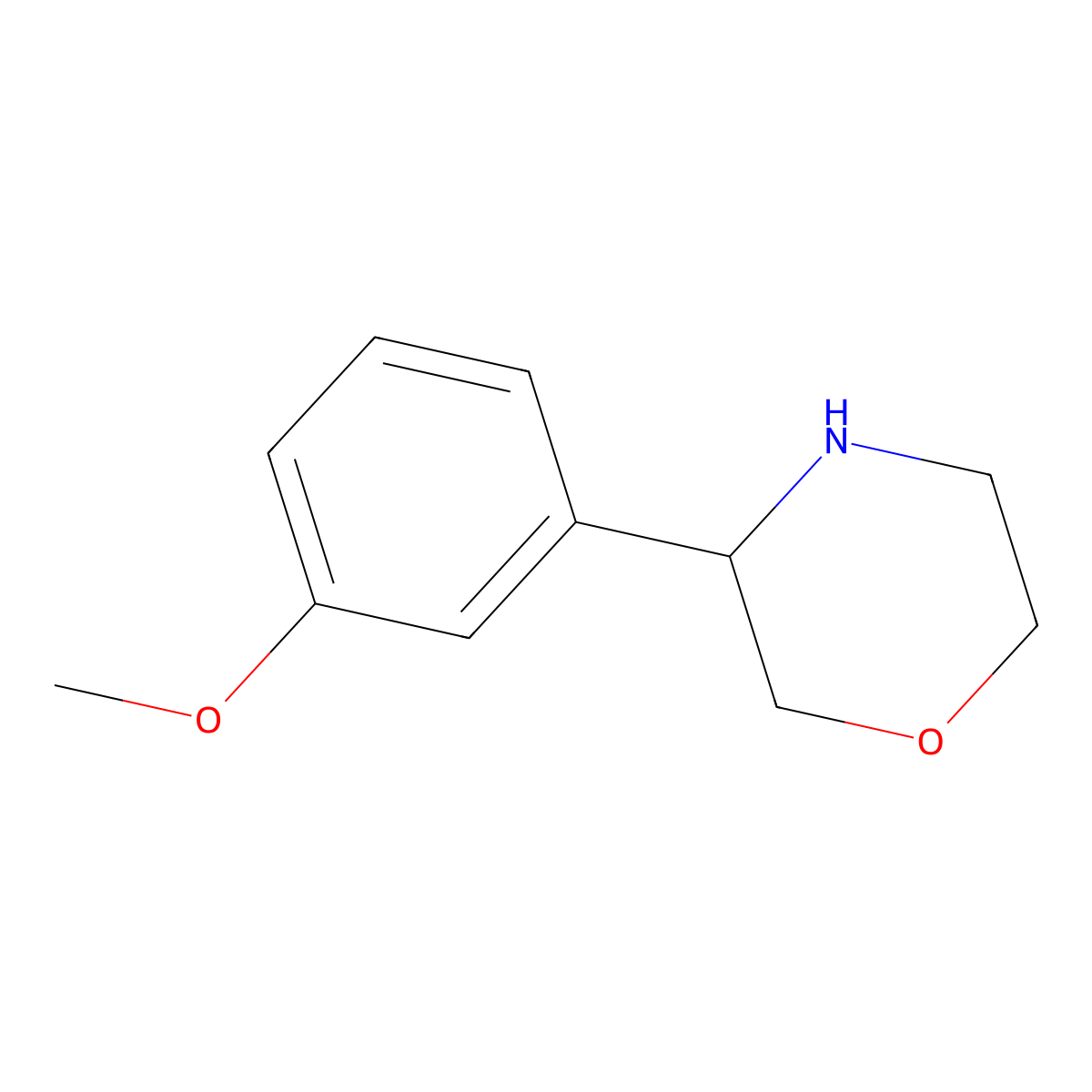 (S)-3-(3-Methoxyphenyl)morpholine molecular structure, CAS 1213143-13-5