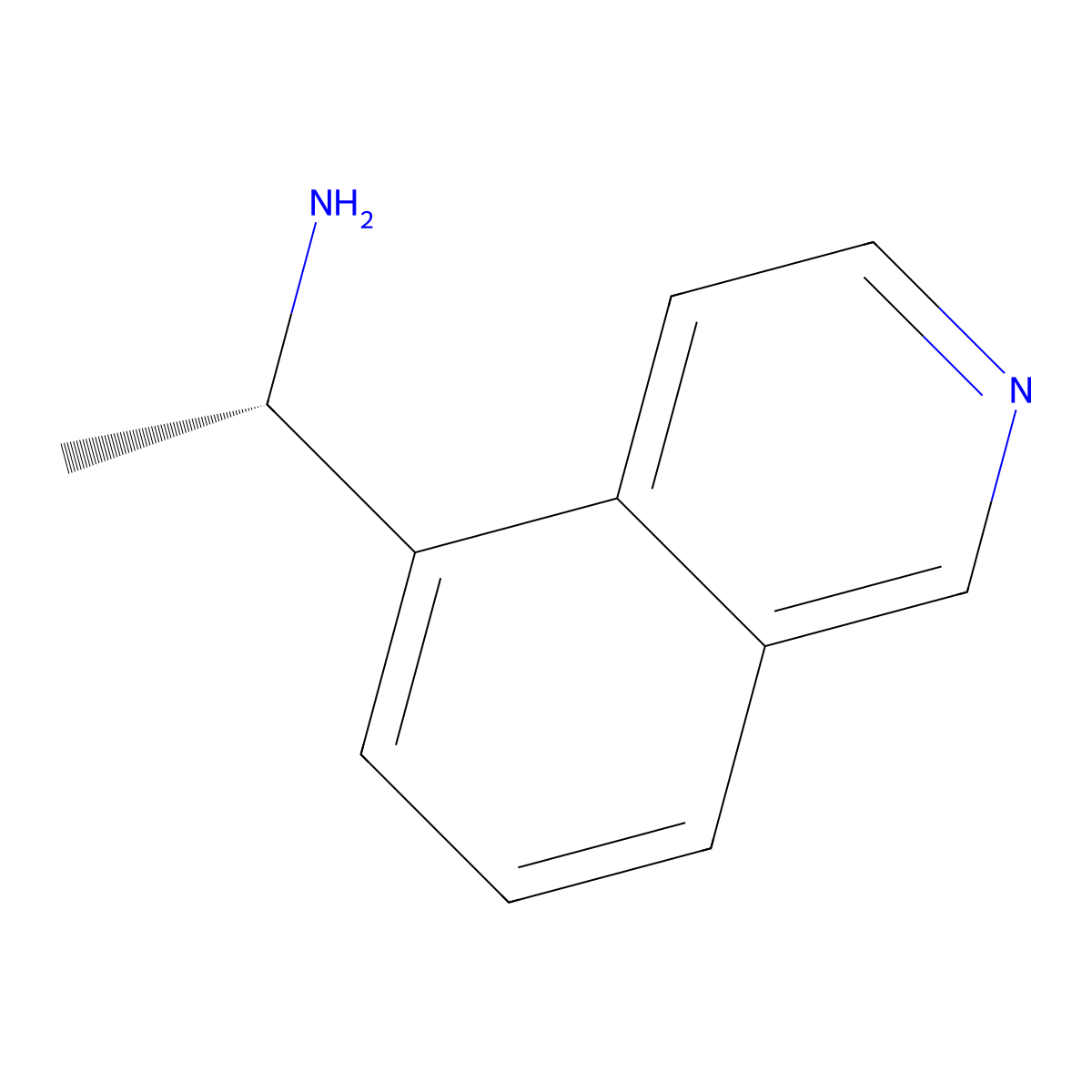 (1S)-1-(isoquinolin-5-yl)ethan-1-amine molecular structure, CAS 1213144-78-5