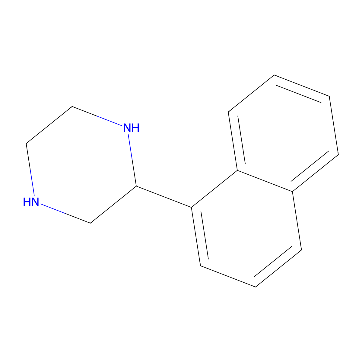 (R)-2-(Naphthalen-1-yl)piperazine molecular structure, CAS 1213149-98-4
