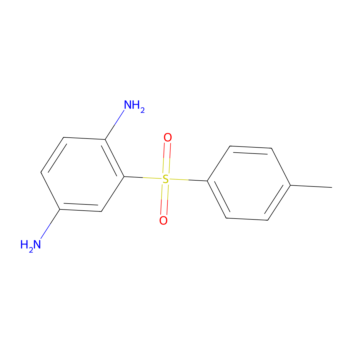 2-[(4-Methylphenyl)sulfonyl]-1,4-benzenediamine molecular structure, CAS 121315-25-1