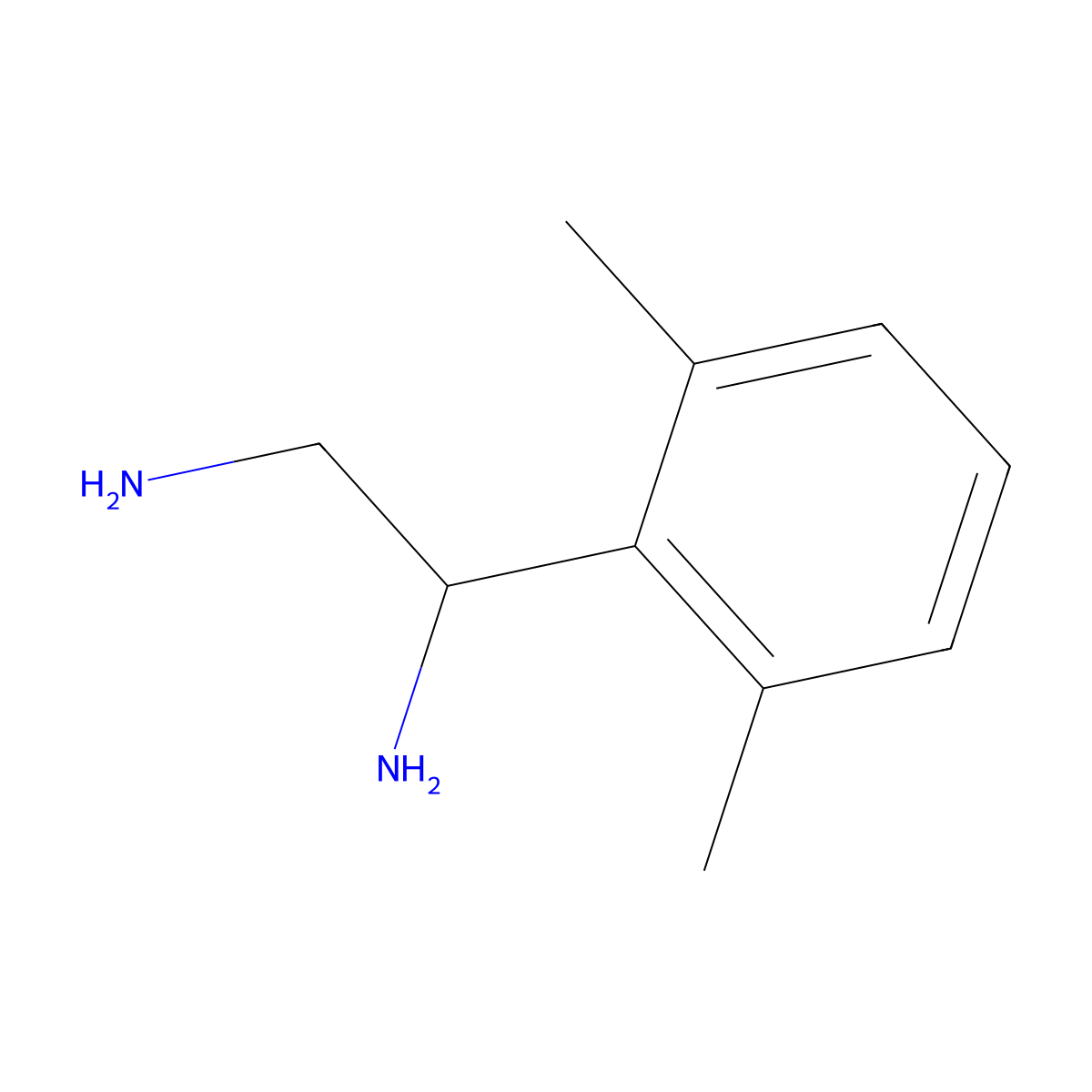 (1S)-1-(2,6-Dimethylphenyl)ethane-1,2-diamine molecular structure, CAS 1213156-01-4