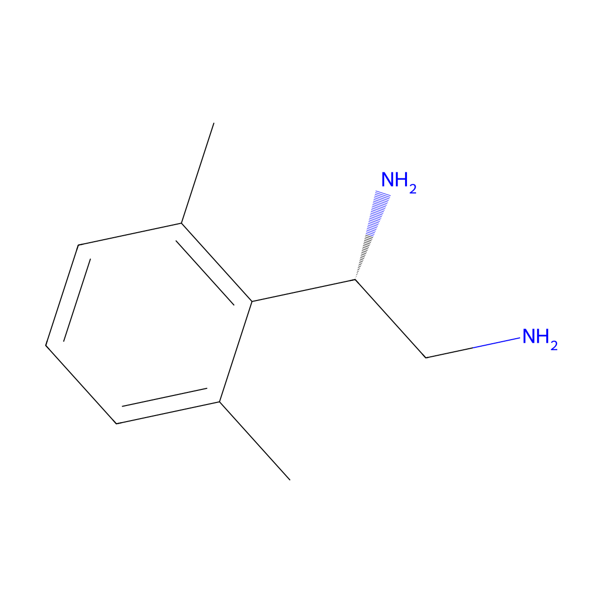 (1S)-1-(2,6-Dimethylphenyl)ethane-1,2-diamine molecular structure, CAS 1213156-01-4