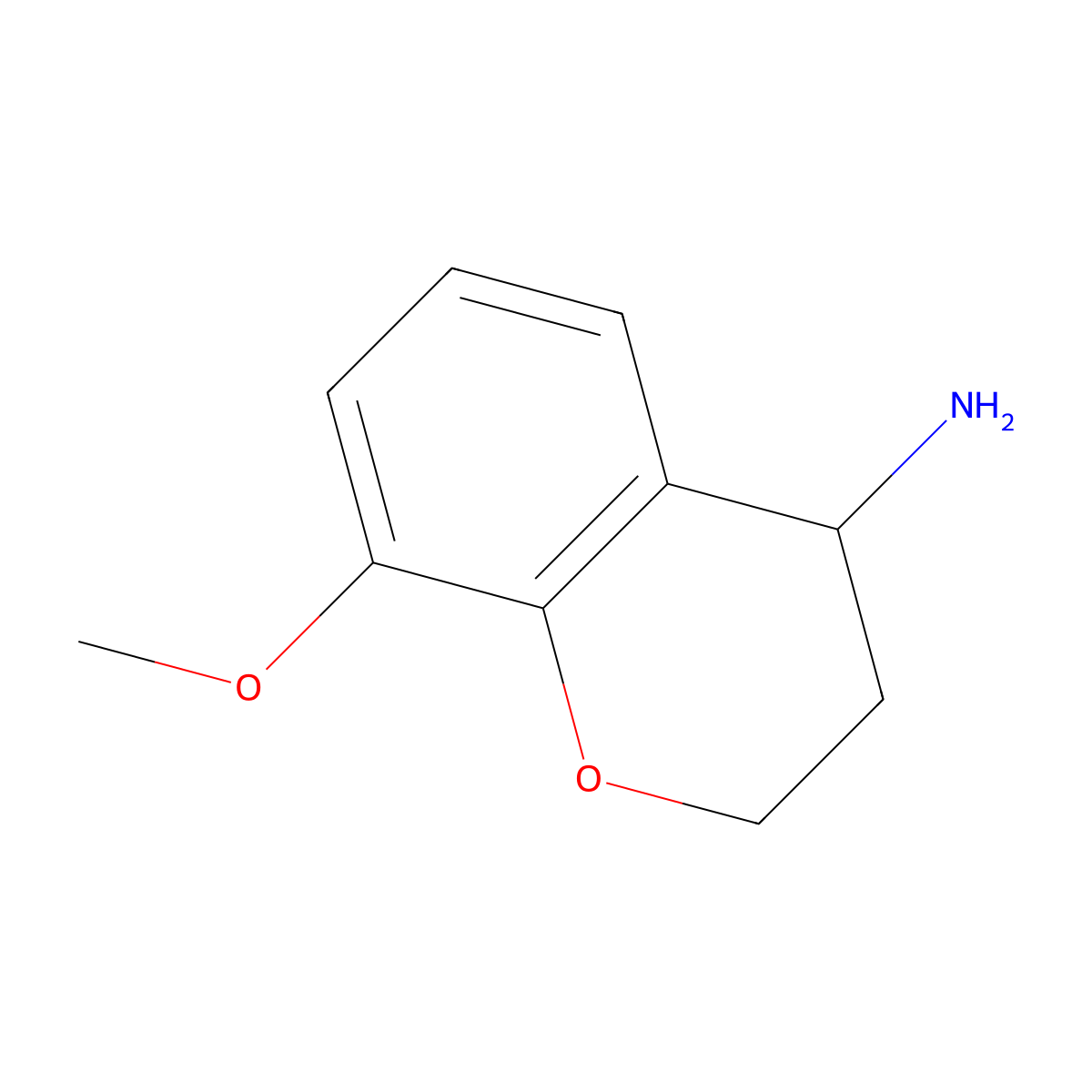 (S)-8-Methoxychroman-4-amine molecular structure, CAS 1213161-83-1