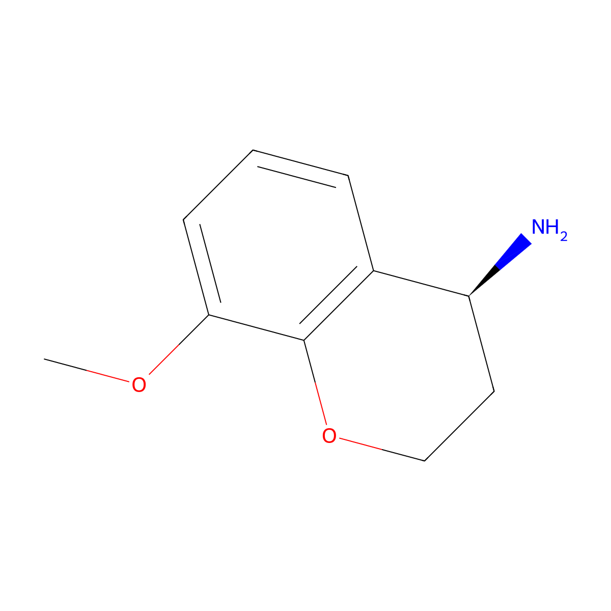 (S)-8-Methoxychroman-4-amine molecular structure, CAS 1213161-83-1