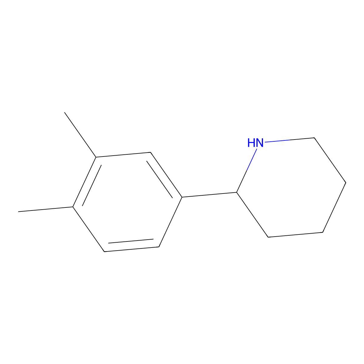 (S)-2-(3,4-Dimethylphenyl)piperidine molecular structure, CAS 1213162-87-8