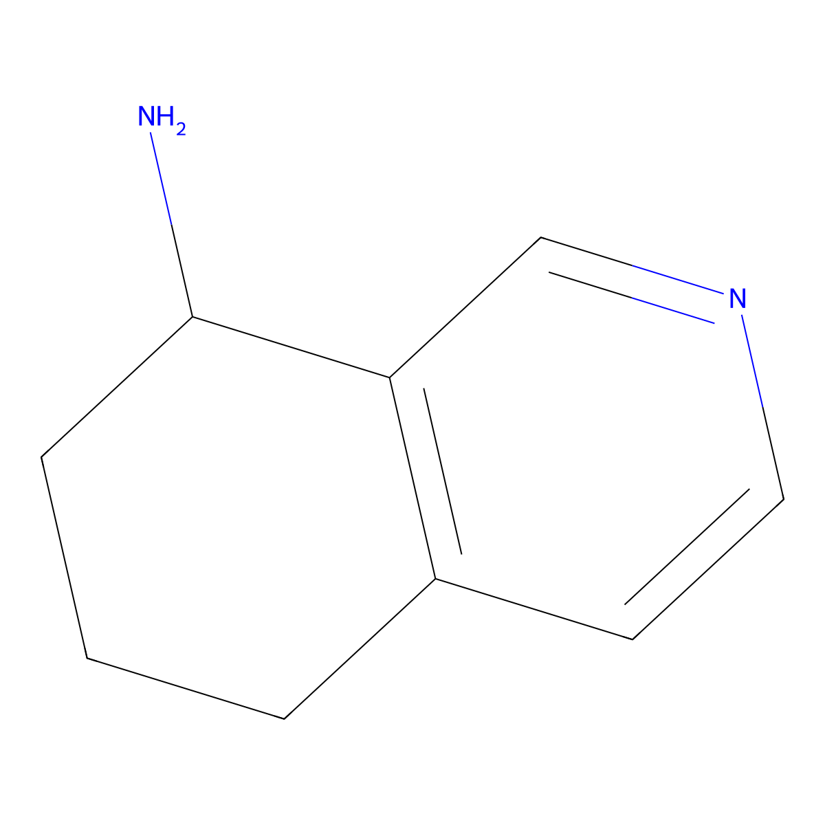 (S)-5,6,7,8-Tetrahydroisoquinolin-8-amine molecular structure, CAS 1213172-32-7