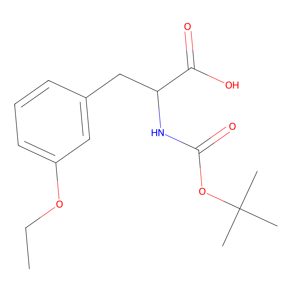 N-Boc-3-ethoxy-L-phenylalanine molecular structure, CAS 1213174-56-1