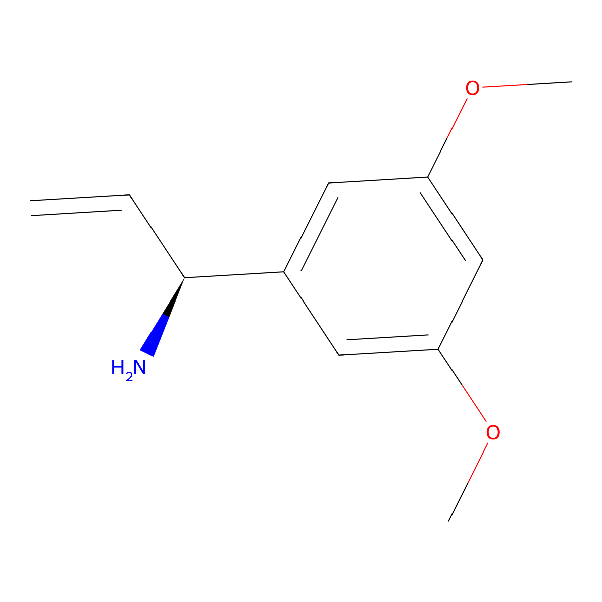 (1S)-1-(3,5-Dimethoxyphenyl)prop-2-EN-1-amine molecular structure, CAS 1213190-70-5