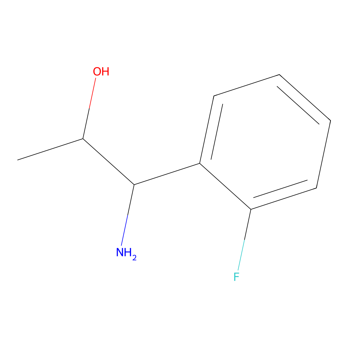 (1S,2R)-1-Amino-1-(2-fluorophenyl)propan-2-OL molecular structure, CAS 1213190-76-1