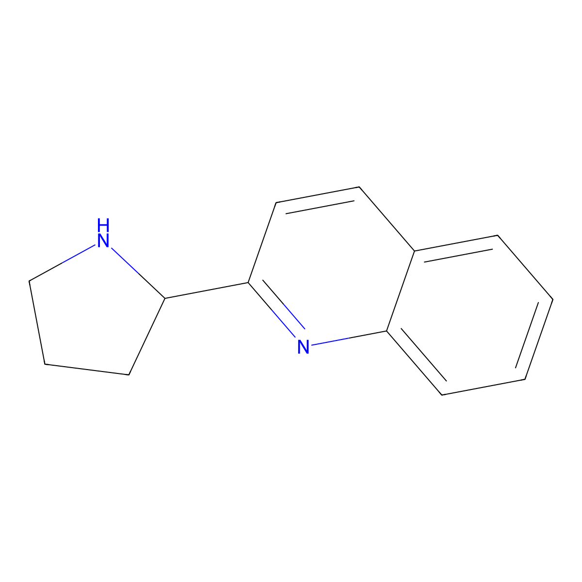 (R)-2-(Pyrrolidin-2-yl)quinoline molecular structure, CAS 1213203-87-2
