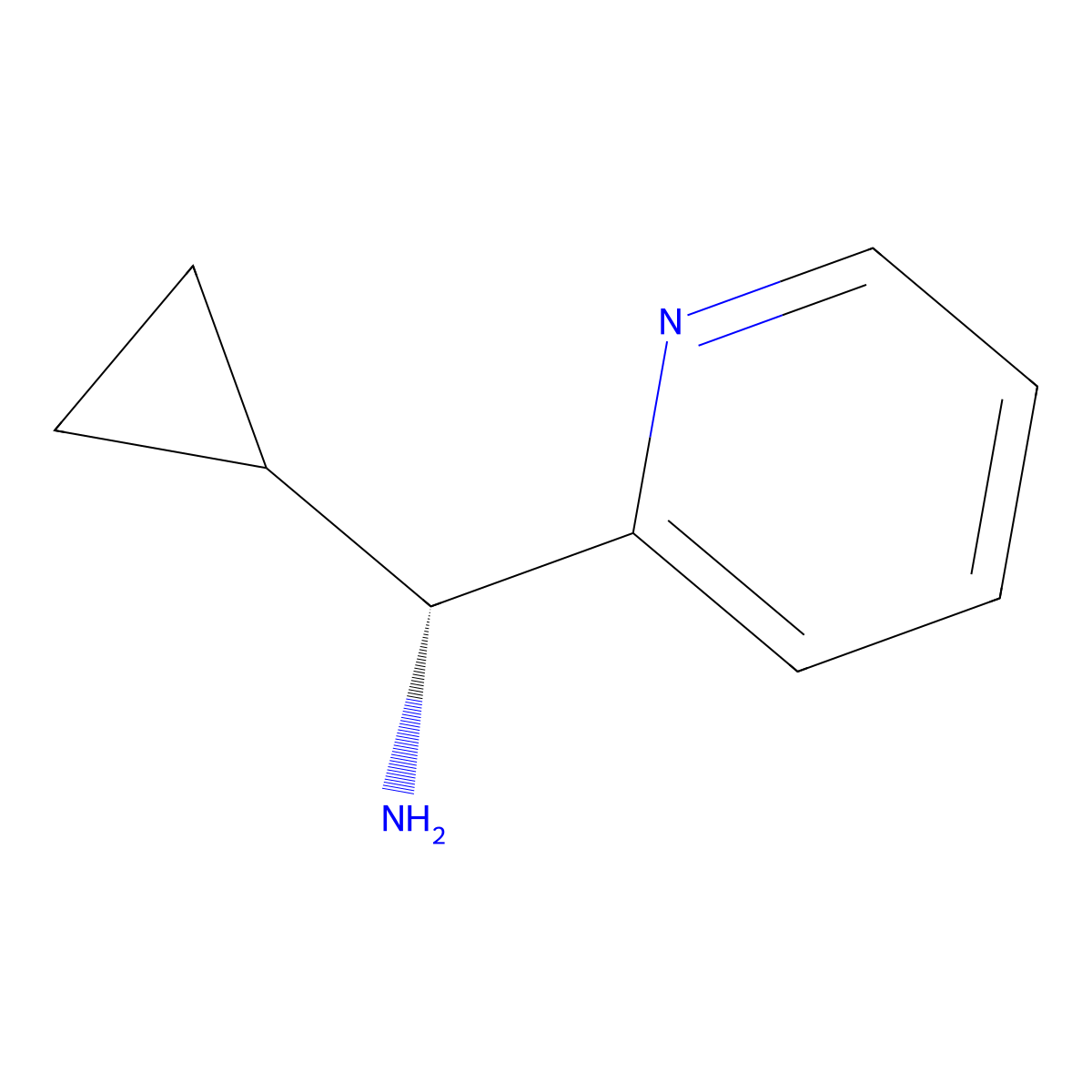 (R)-cyclopropyl(pyridin-2-yl)methanamine molecular structure, CAS 1213205-62-9