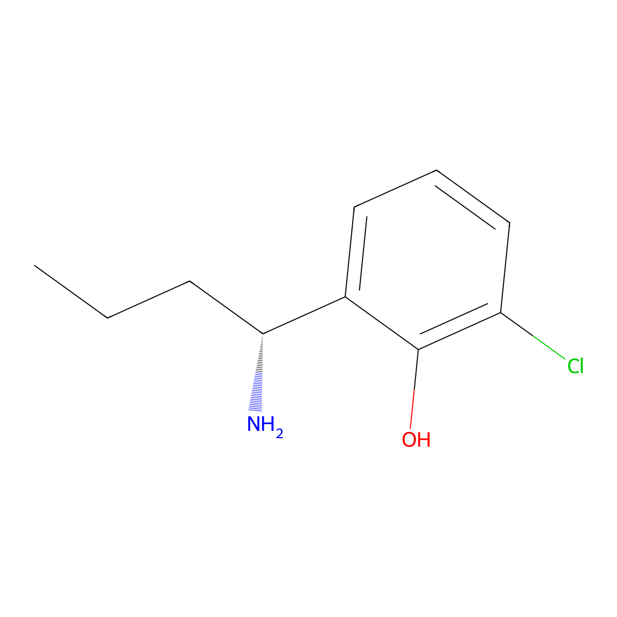 (R)-2-(1-Aminobutyl)-6-chlorophenol molecular structure, CAS 1213206-84-8