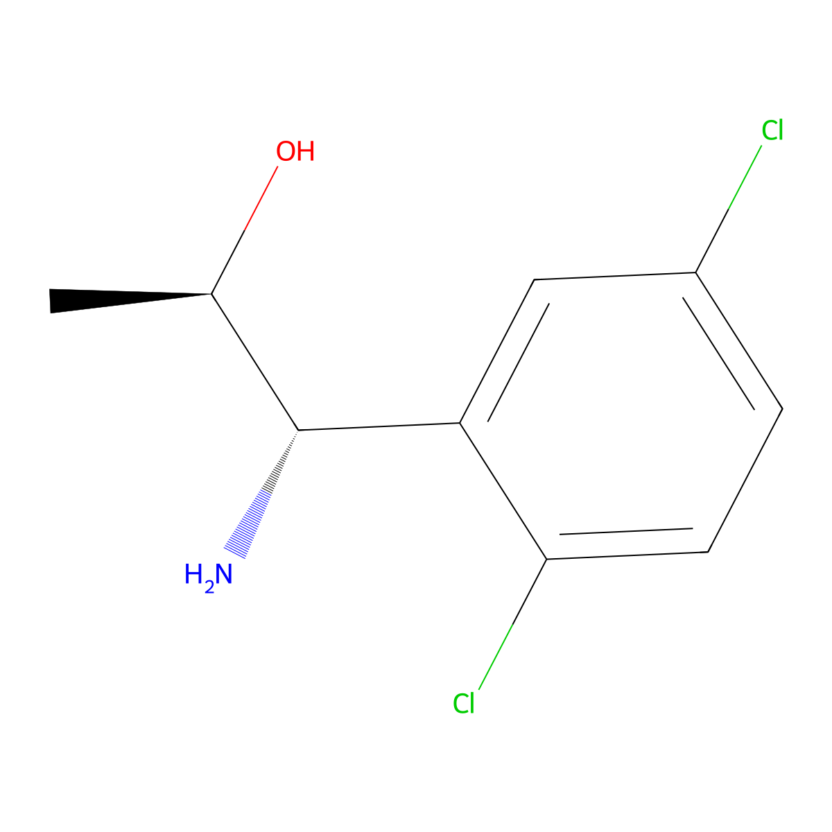 (1S,2R)-1-Amino-1-(2,5-dichlorophenyl)propan-2-OL molecular structure, CAS 1213211-40-5
