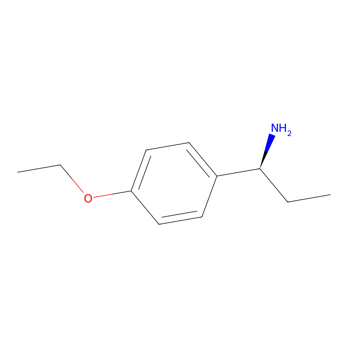 (S)-1-(4-Ethoxyphenyl)propan-1-amine molecular structure, CAS 1213214-49-3