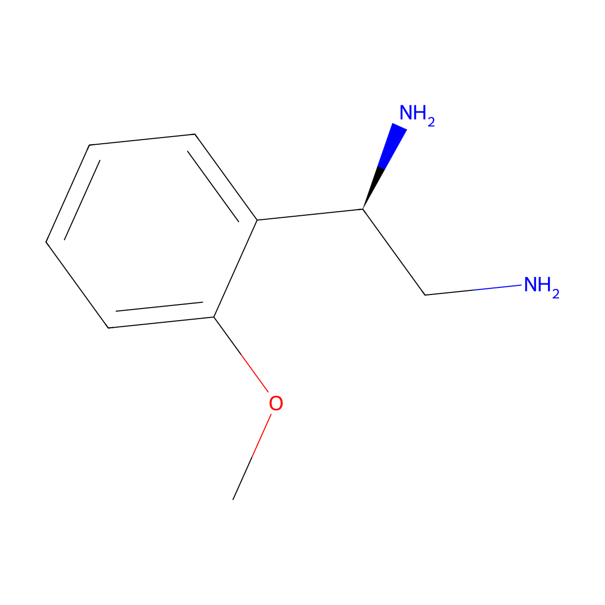 (1R)-1-(2-Methoxyphenyl)ethane-1,2-diamine molecular structure, CAS 1213218-19-9