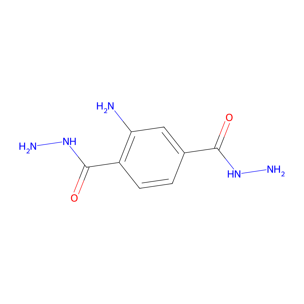 2-Aminoterephthalohydrazide molecular structure, CAS 1213232-65-5