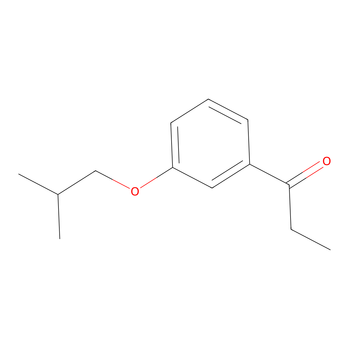 1-[3-(2-Methylpropoxy)phenyl]-1-propanone molecular structure, CAS 1213256-15-5