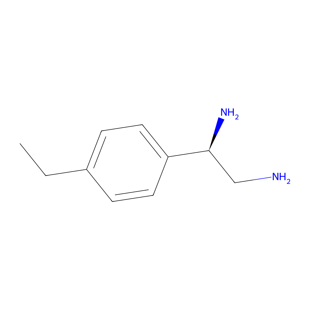 (1R)-1-(4-Ethylphenyl)ethane-1,2-diamine molecular structure, CAS 1213310-56-5