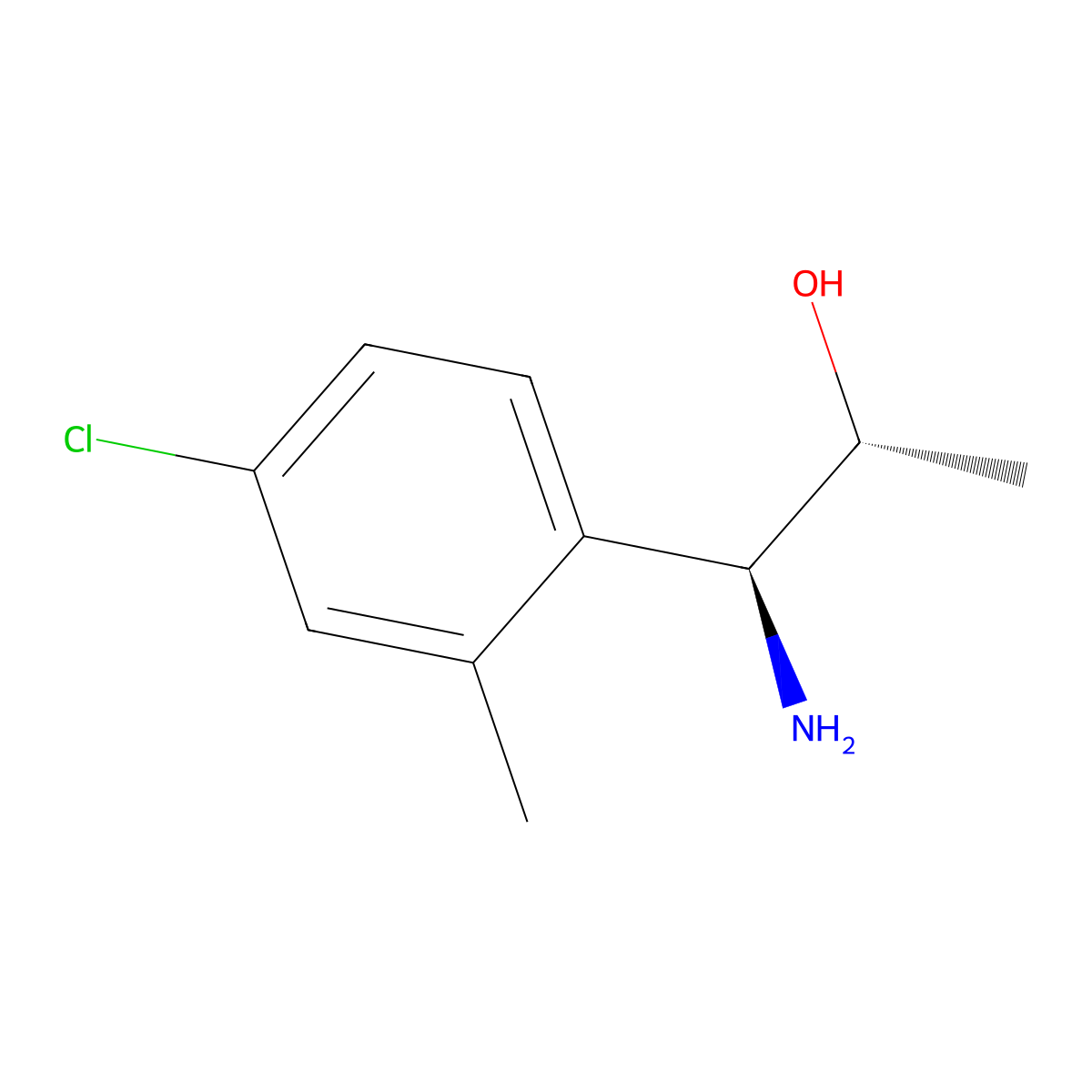 (1S,2R)-1-Amino-1-(4-chloro-2-methylphenyl)propan-2-OL molecular structure, CAS 1213314-79-4