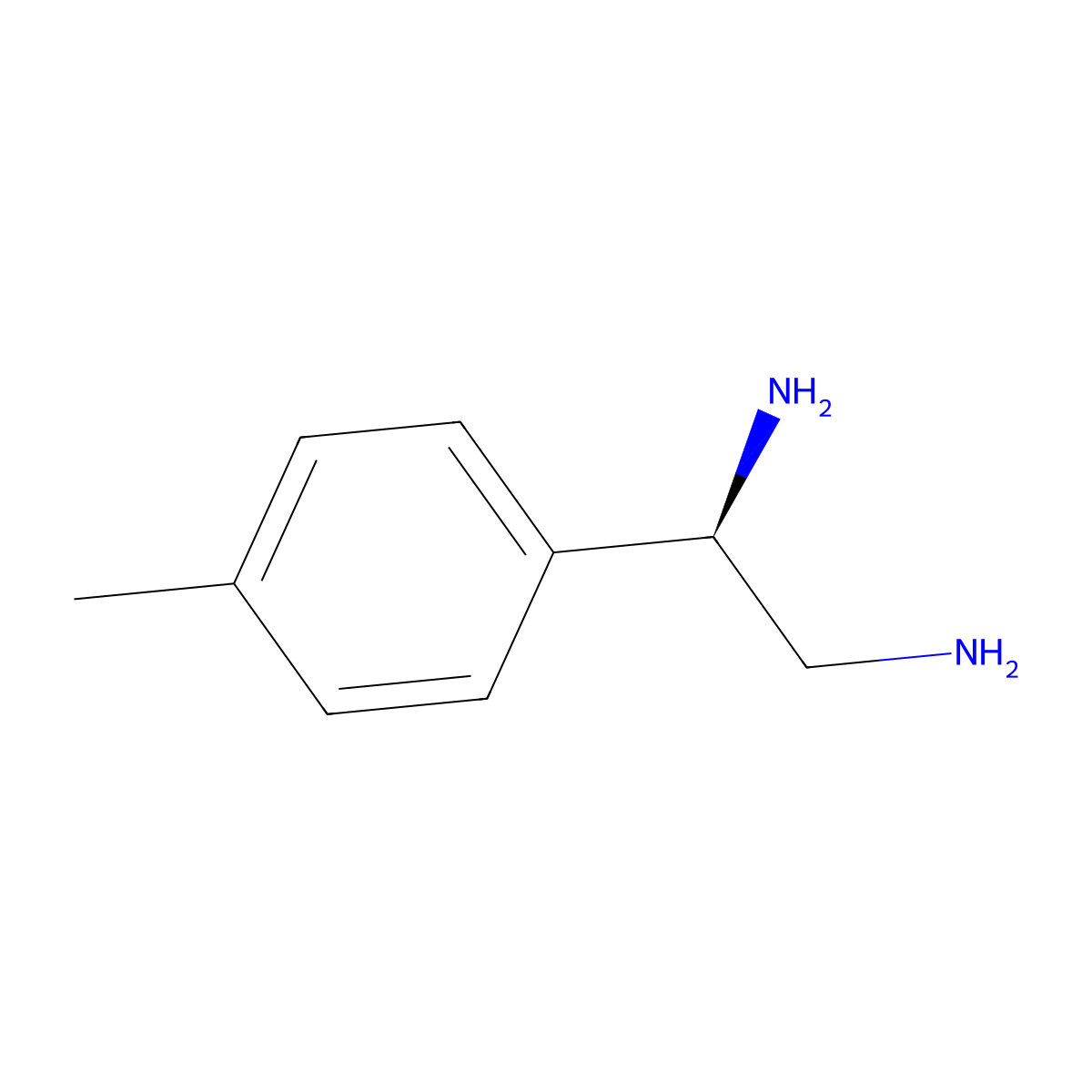 (1R)-1-(4-Methylphenyl)ethane-1,2-diamine molecular structure, CAS 1213319-71-1