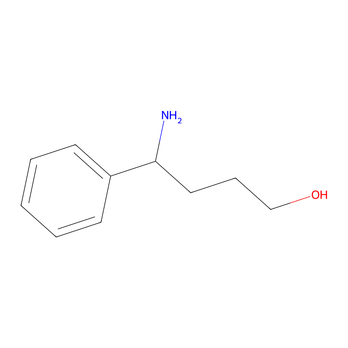 (R)-4-amino-4-phenylbutan-1-ol molecular structure, CAS 1213321-70-0