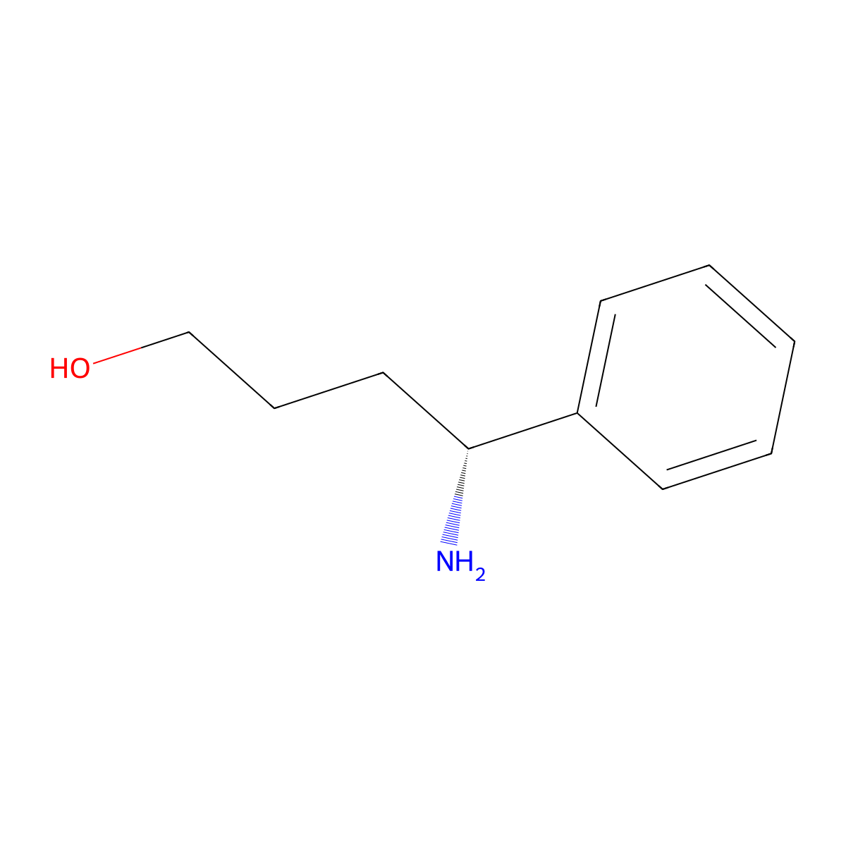 (R)-4-amino-4-phenylbutan-1-ol molecular structure, CAS 1213321-70-0