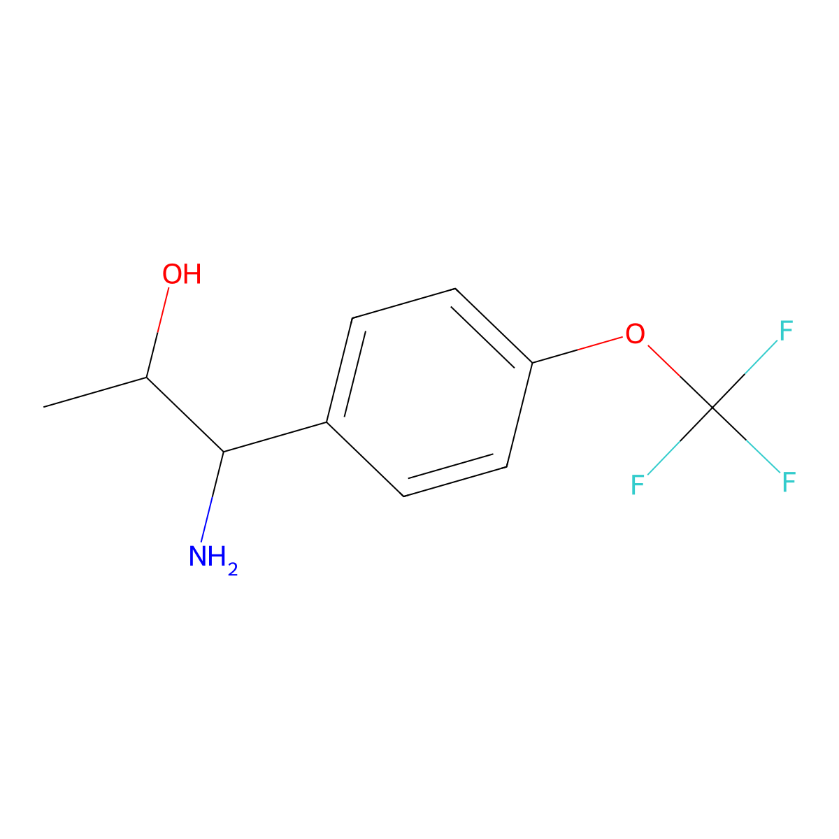 (1S,2R)-1-Amino-1-[4-(trifluoromethoxy)phenyl]propan-2-OL molecular structure, CAS 1213327-31-1