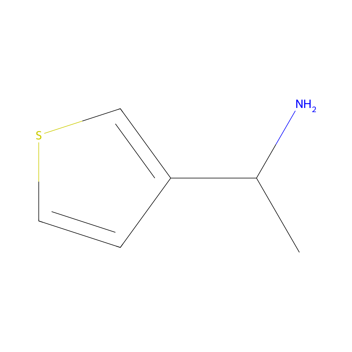 (R)-1-(Thiophen-3-yl)ethan-1-amine molecular structure, CAS 1213332-04-7