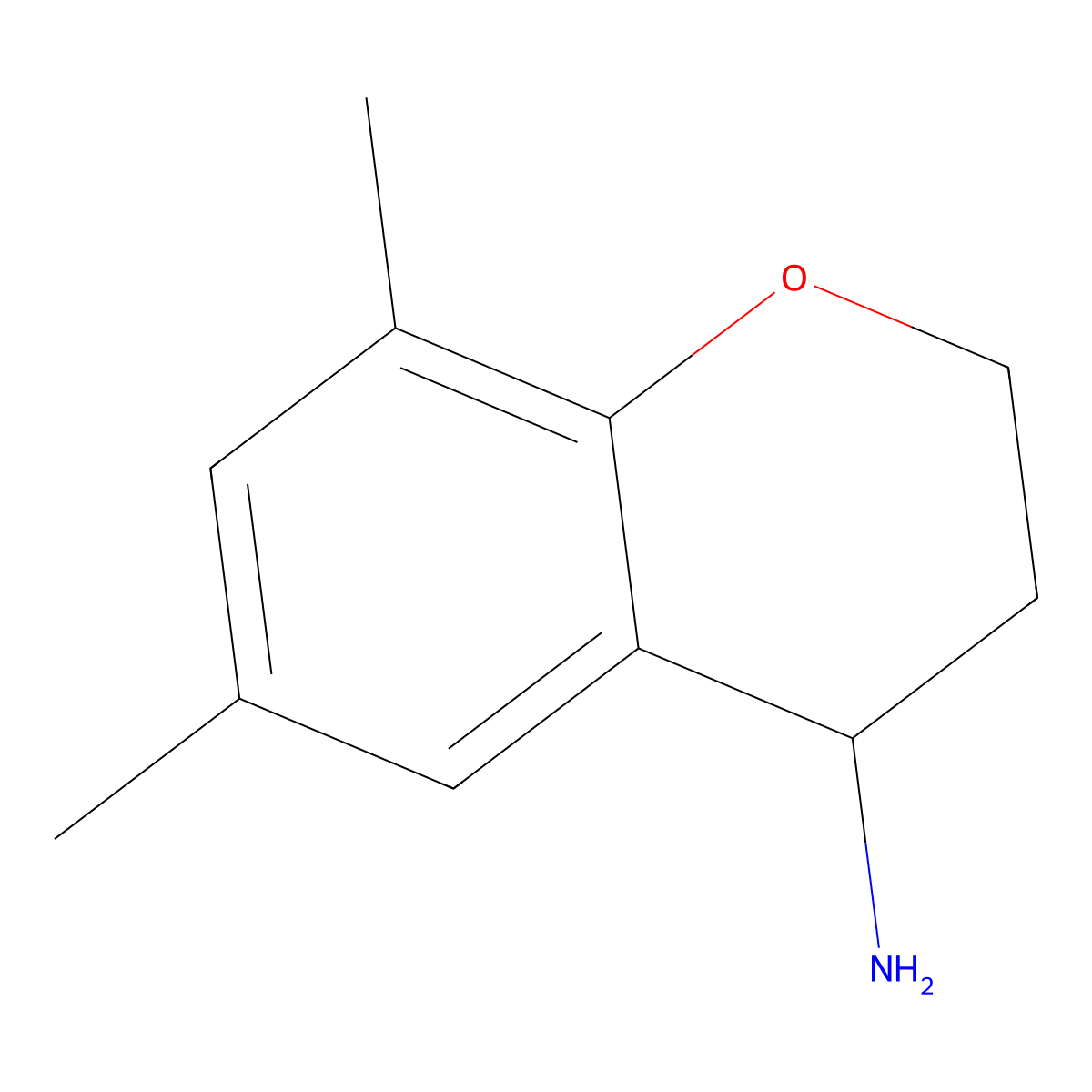 (S)-6,8-Dimethylchroman-4-amine molecular structure, CAS 1213337-91-7