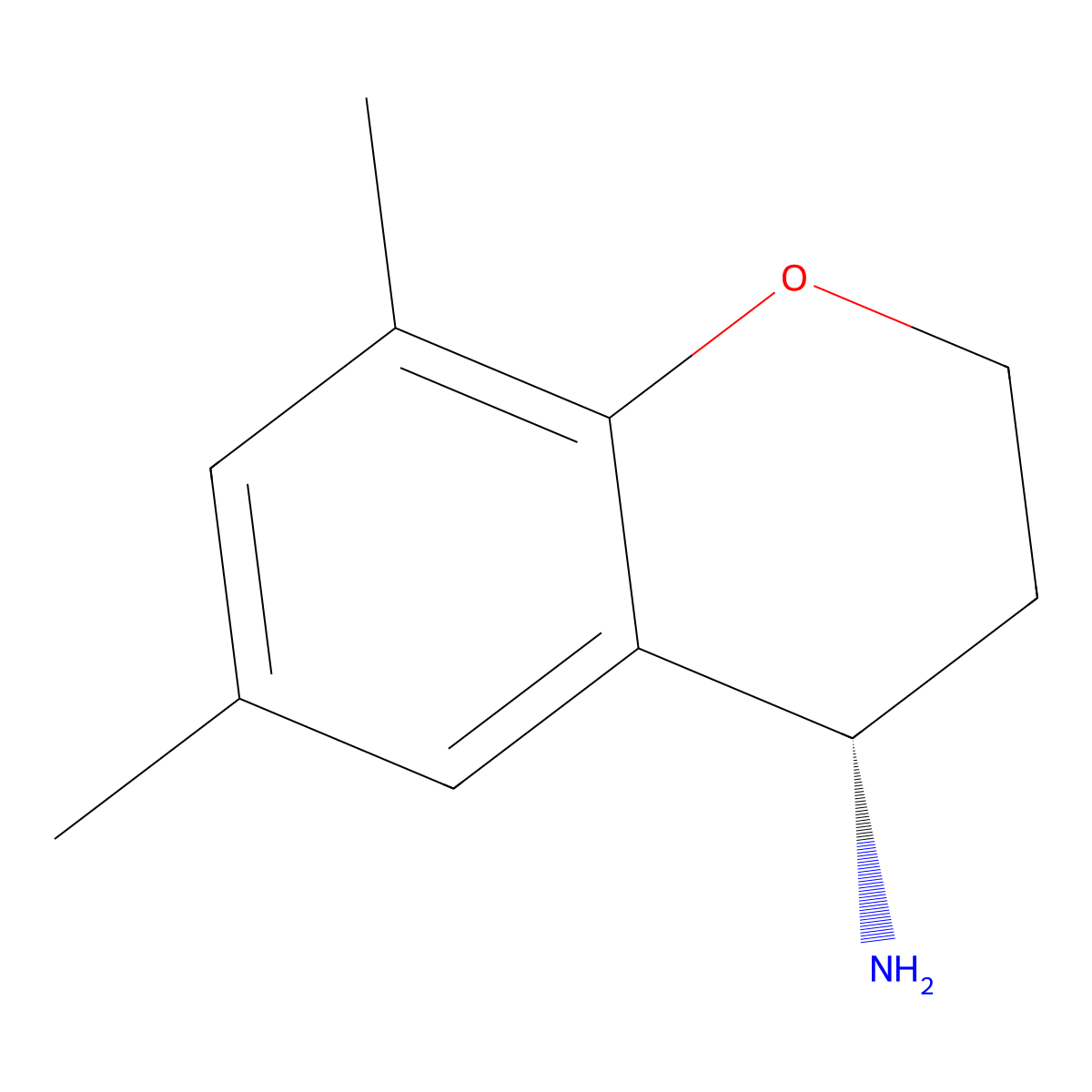 (S)-6,8-Dimethylchroman-4-amine molecular structure, CAS 1213337-91-7
