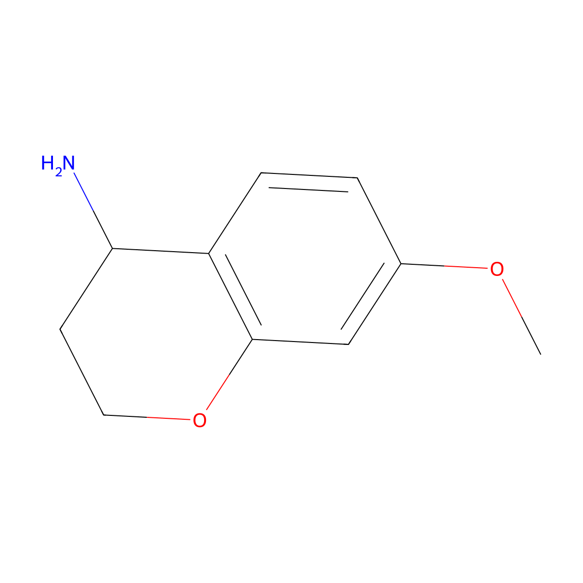 (S)-7-Methoxychroman-4-amine molecular structure, CAS 1213341-19-5