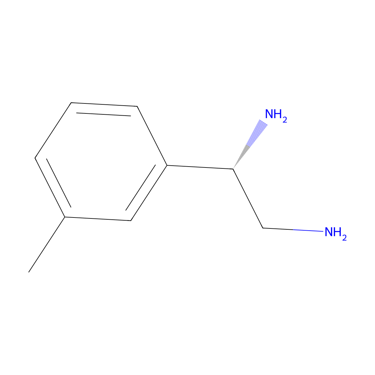 (1S)-1-(3-Methylphenyl)ethane-1,2-diamine molecular structure, CAS 1213345-60-8