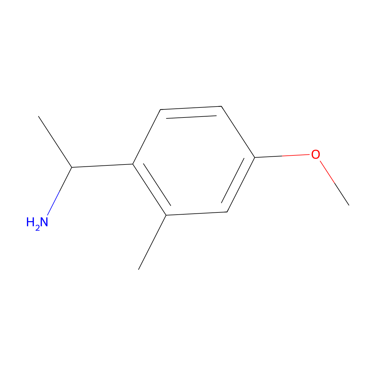(R)-1-(4-Methoxy-2-methylphenyl)ethanamine molecular structure, CAS 1213359-13-7