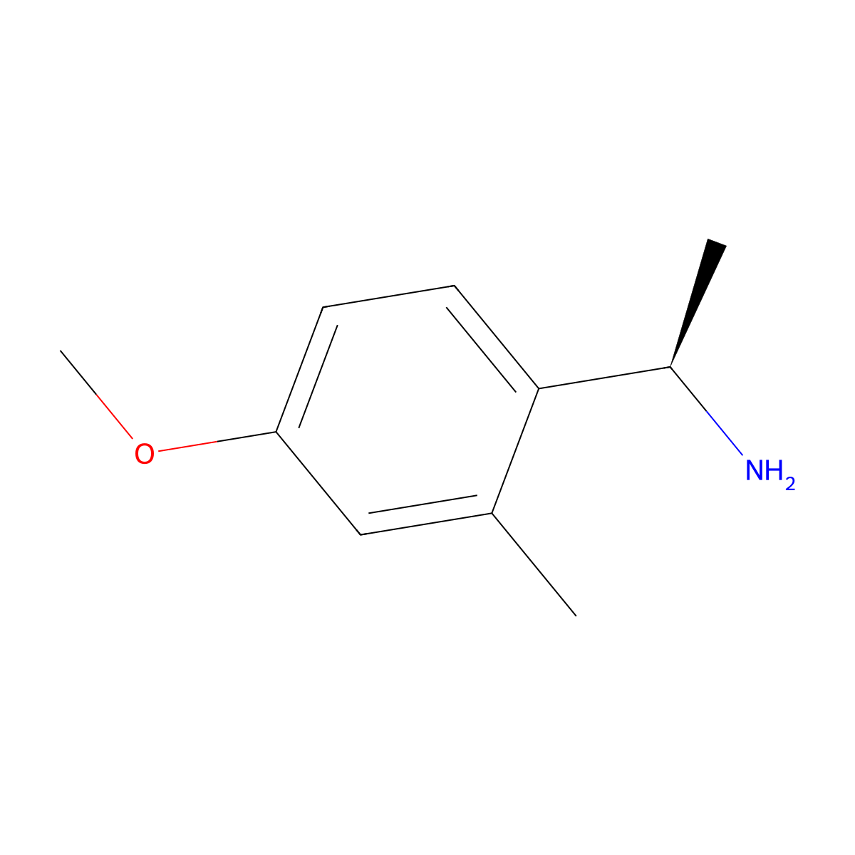 (R)-1-(4-Methoxy-2-methylphenyl)ethanamine molecular structure, CAS 1213359-13-7