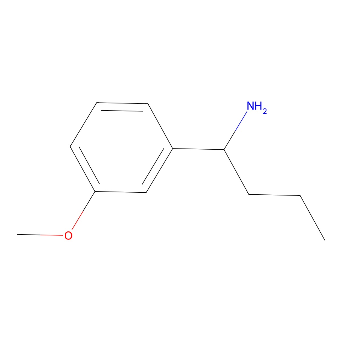 (S)-1-(3-Methoxyphenyl)butan-1-amine molecular structure, CAS 1213364-33-0