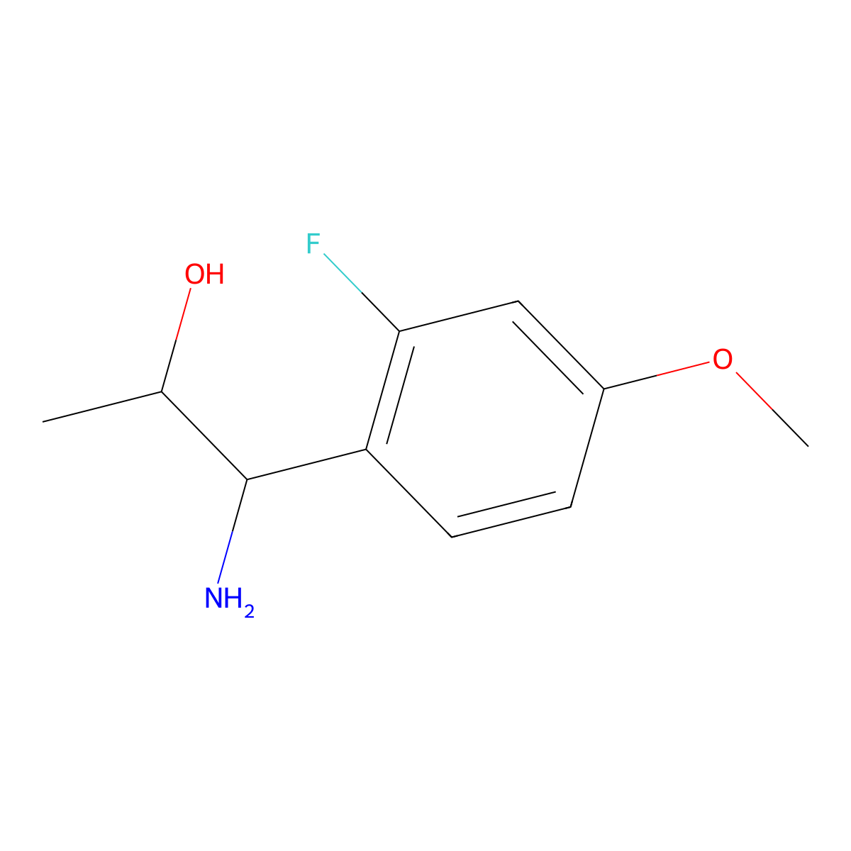 (1S,2R)-1-Amino-1-(2-fluoro-4-methoxyphenyl)propan-2-OL molecular structure, CAS 1213373-77-3
